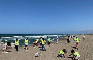 Depremi yaşayan minikler Sakarya’nın doğal güzelliklerine...