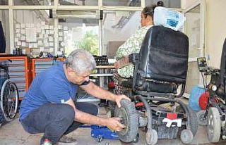 Diyarbakır’da engelli bireylerin kullandığı...