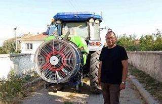 Emirdağ ilçesinin Yarımca Köyü’nde ilaçlama...