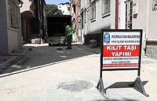 Eyüpsultan’da bin 300 metrekarelik alan yenilendi