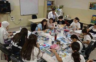 Gaziantep’te geleceğin ressamları yetişiyor