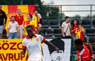 Göztepe hazırlık maçında moral depoladı