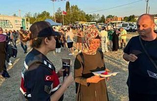 Karpuz Şenliğinde KADES uygulaması tanıtıldı