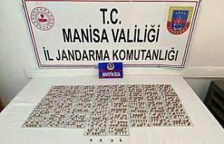 Kırkağaç’ta uyuşturucu hap ele geçirildi