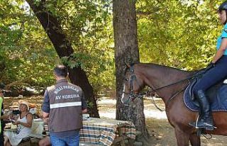 Milli Park’ta ziyaretçiler çevre konusunda bilgilendirildi