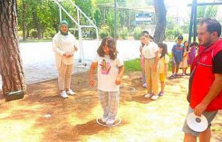 Muğla’da Yaz Kurslarında çocuklara bocce eğitimi...