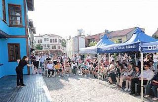 Odunpazarı’nda pandomim gösterisi büyük ilgi...