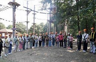 Sakarya Büyükşehir Macera Park’ta öğrencilere...