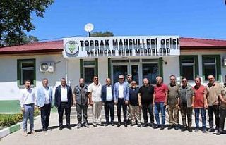 TMO Genel Müdürü Güldal Erzincan’da çeşitli...