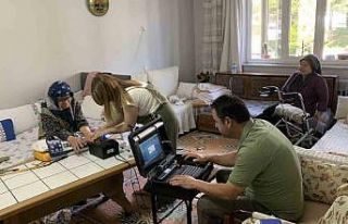 Uşak’ta hasta ve yaşlılar için ‘Adreste Nüfus...