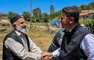 Vali Aygöl’den köy halkına müjdeli haber