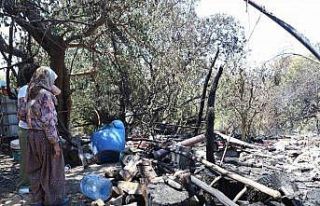 Yumaklar Mahallesi’nde yangın sonrası hasar tespit...