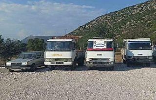 Burdur’da araçların motor ve şaselerini değiştiren...