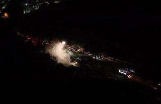 Çöp bertaraf tesisinde çıkan yangın büyümeden...