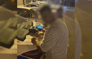 Drift atan sürücüye 32 bin TL ceza