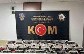 Kastamonu’da 28 bin adet doldurulmuş makaron ele...