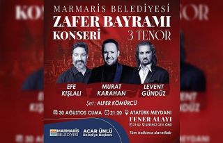 Marmaris’te 30 Ağustos konser ile kutlanacak