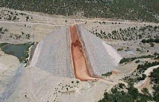 Menteş Barajı’nda inşaat çalışmaları devam...