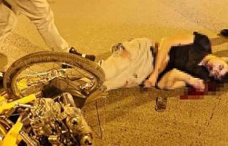 Motosiklet kazasında ağır yaralanan sürücü yoğun...