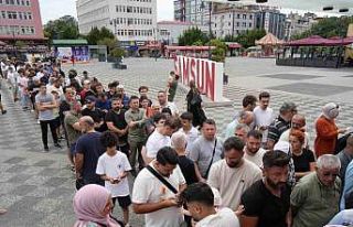 Samsunspor - Beşiktaş maçı biletlerine yoğun...