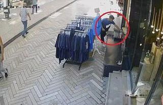 Şaşırtan hırsızlık: Dükkanın önündeki sigara...