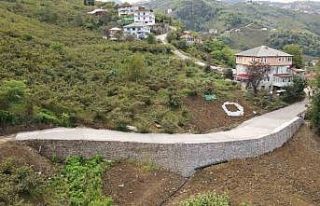 40 yıldır süren heyelan korkusundan kurtuldular