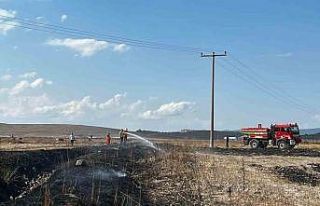 73 dönüm arazinin yanmasına sebep olan kişiye...