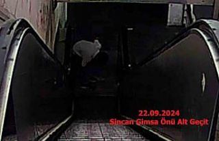 ABB yürüyen merdivenlere kasıtlı olarak zarar...