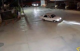 Akaryakıt istasyonunda Fiat Tofaş aracıyla drift...