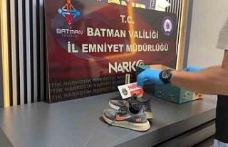 Batman’da ayakkabı içinde uyuşturucu sevkiyatı...