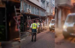 Beşiktaş Belediyesi işgalleri kaldırmaya devam...