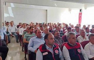 Buldanlı üreticilere yeni destekleme modeli anlatıldı