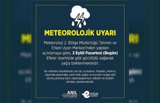 Efeler Belediyesi’nden yağış uyarısı: "Tedbirlerinizi...