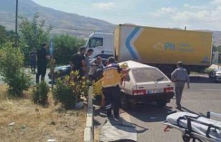 Elazığ’da trafik kazası: 1 yaralı