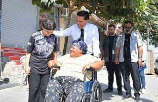 Esenyurt’ta sosyal medyadan tekerlekli sandalye...