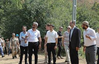 Genç Kaymakamı, köy sakinleriyle bir araya geldi