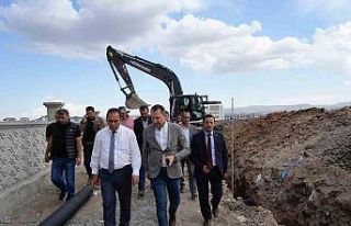 Kars’ta belediyenin altyapı çalışmaları devam...