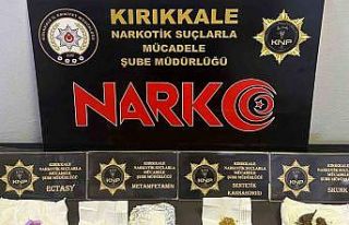 Kırıkkale’de üzerinde uyuşturucu bulunduran...