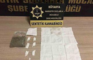 Kütahya’da uyuşturucu ticareti yapan 1 kişi tutuklandı