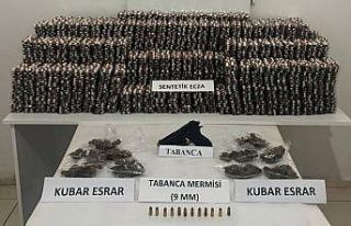 Manisa’da binlerce sentetik ecza ele geçirildi