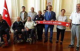 Sorgun Tekerlekli Sandalye Basketbol Takımı’na...