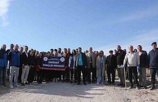 101.’nci yıla özel 101 genç fidan dikti