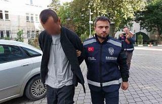 24 suç kaydı bulunan şahıs motosiklet çaldı