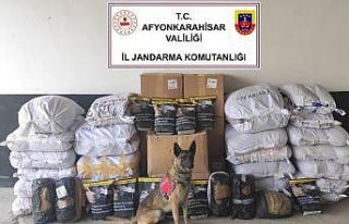 848 kilogram kaçak tütün ele geçirildi