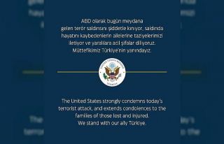 ABD Büyükelçiliği: “Müttefikimiz Türkiye’nin...