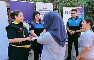 Adana polisinden öğrencilere terör ve internet...