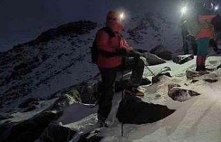 Ağrı Dağı’nda yoğun kar yağışı etkili oldu