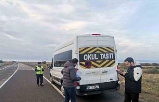 Ağrı’da okul servis araçları denetiminde 34...