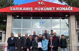 AK Parti Sarıkamış İlçe Başkanı Kenan Doğan...