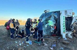 Aksaray Cumhuriyet Başsavcılığından otobüs kazası...
